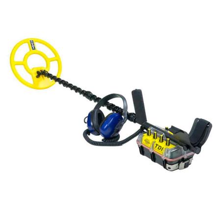 White's TDI BeachHunter PI Metal Detector with Headphone, 12" Coil, 2.6 - 3 kHz