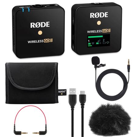 Rode Lavalier II Omnidirectional Lavalier Microphone (Black) – Voice and  Video Sales