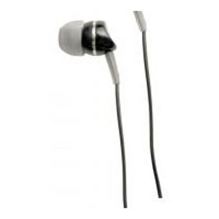 Wicked WI-1900 In Ear Headphones - Metallic with 10mm Driver - Black