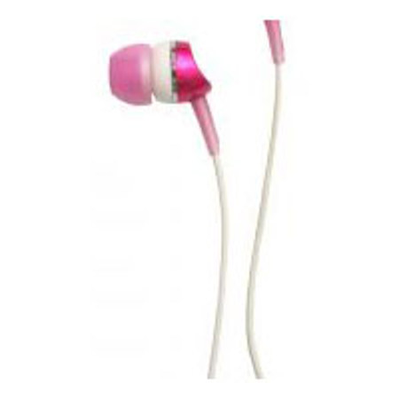 Wicked WI-1900 In Ear Headphones - Metallic with 10mm Driver - Pink