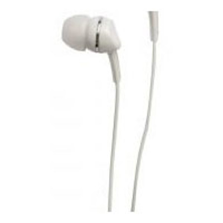 Wicked WI-1900 In Ear Headphones - Metallic with 10mm Driver - White