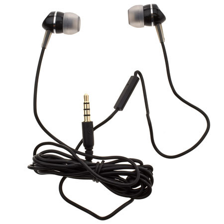 Wicked Metallics WI-1950 In Ear Headphones, Black