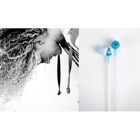 Wicked Metallics WI-1951 In Ear Headphones, Blue