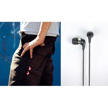 Wicked WI-2100 Jaw Breaker In Ear Headphones - Black