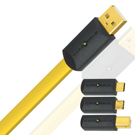WireWorld Chroma 8 1.9' USB 2.0 Type A to B Audio Cable