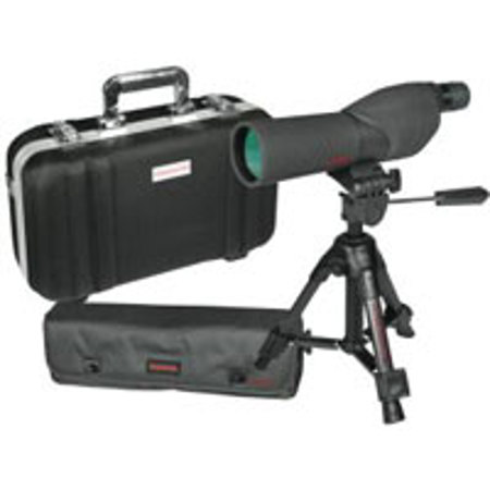 Winchester 15 - 45 x 60mm Waterproof & Fogproof Power Zoom Straight Spotting Scope Kit with Tripod & Case