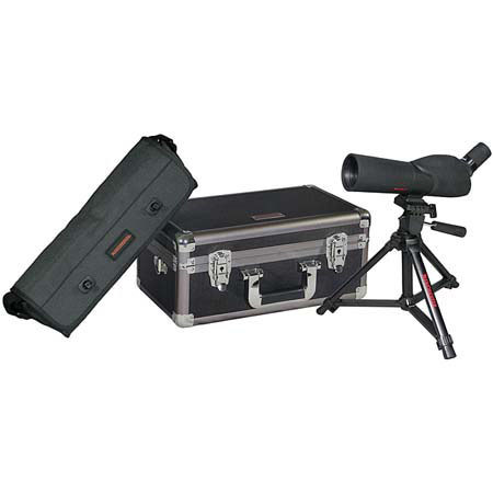 Winchester 15 - 45 x 60mm Variable Power Zoom Angled Spotting Scope Kit with Tripod & Case