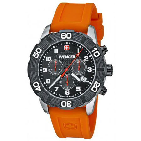 Wenger orange watch sale