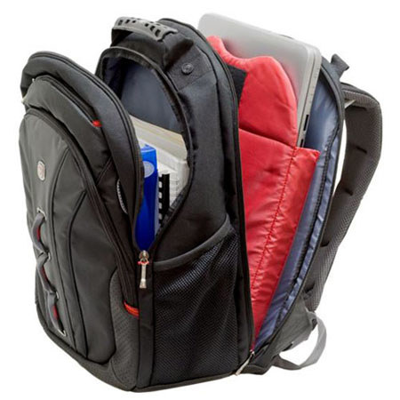 Wenger Legacy 15.6in Checkpoint Computer Backpack,Black