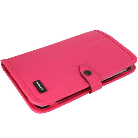 Wintec FileMate Eco 7" Tablet Faux Leather Case, Magenta