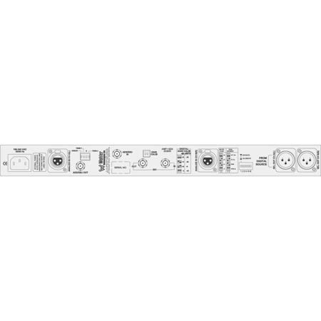 Wohler AMP1-SDA Active 2CH 1RU SDI and AES Rackmount Stereo Speaker Monitor