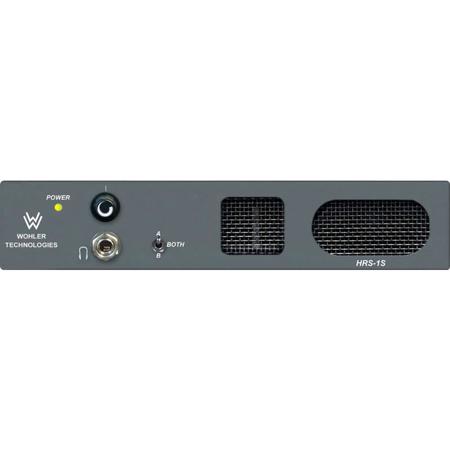 Wohler HRS-1S 2-Channel Self-Powered Half-Rack Analog Audio Monitor