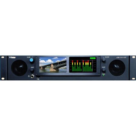 IAM-12G-SDI 4K/12G-SDI Video and Audio Monitor with Touch Screen Controls and APIs for Remote Management