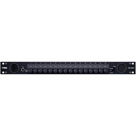 Wohler iAM-MIX-16 Multi-Source Mixing Audio Monitor with Analog Interface, 16 Output Controls, 1RU