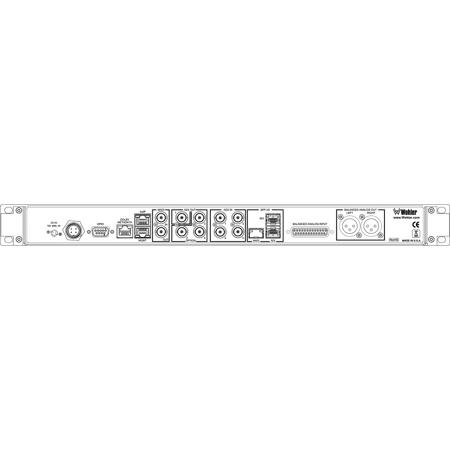 Wohler iAM-MIX-16 Multi-Source Mixing Audio Monitor with Analog Interface, 16 Output Controls, 1RU