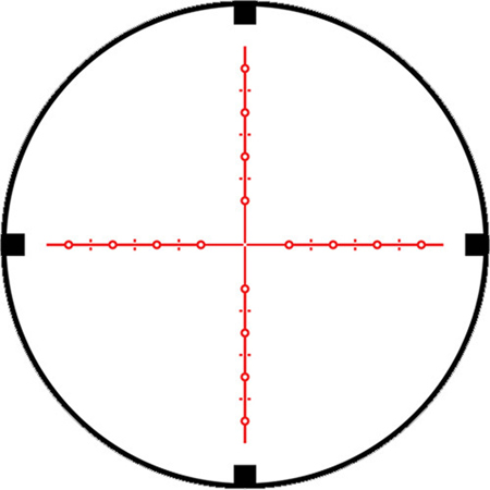 Weaver 6-30x56 Tactical Riflescope, Illum FFP IMDR Rect, Side Focus, 34mm Tube