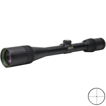 Weaver 6-20x40mm Grand Slam Series Riflescope, Matte Black Finish with Fine Crosshair Dot Reticle & Adjustable Objective.
