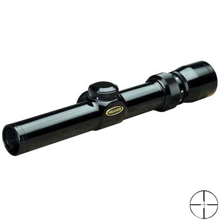 Weaver 1.5-4x20mm Classic Handgun Scope, Gloss, Dual-x Ret, 22" ER, 1" Tube