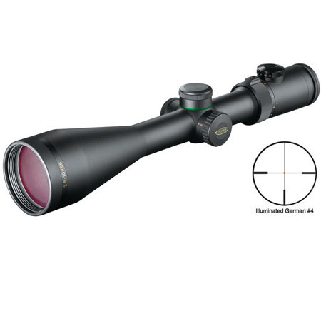 Weaver 2.5-10x56mm Classic Extreme Series Riflescope, Matte Black Finish with Illuminated German # 4 Reticle, 30mm Tube