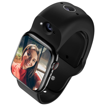 Wristcam Video Watch Band for 38/40/41mm Apple Watch, Black