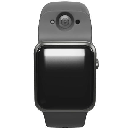 Wristcam Video Watch Band for 42/44/45mm Apple Watch, Black