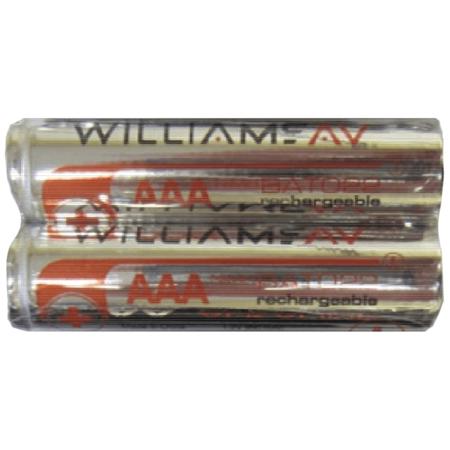 Williams Sound AAA 1.2V 950mAh Rechargeable NiMH Battery, 2-Pack
