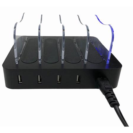 Williams Sound 4-Slot Charging Bay for DLT 400 Transceiver and DLR 400 RCH Receiver, Black