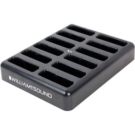 Williams Sound 12-Bay Drop-in Charger for DigiWave DLT 400 Transceiver and DLR 400 RCH Receiver