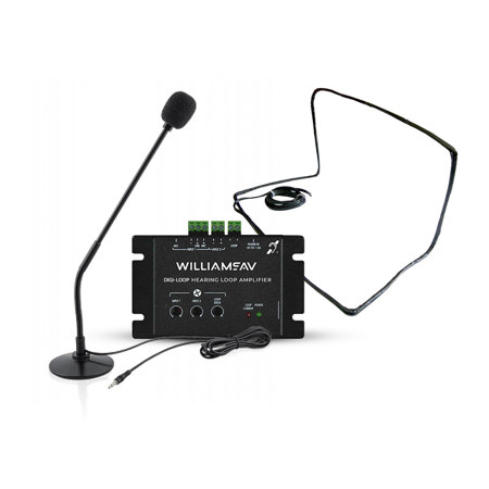 Williams Sound DL102 SY3 Digi-Loop Counter Hearing Amplifier with Desktop Mic
