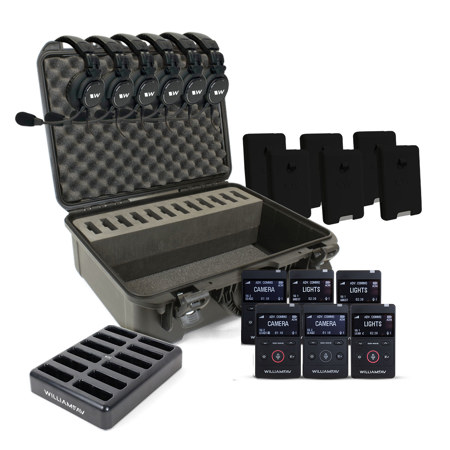 Williams Sound Digi-Wave 6-Person Advanced Comms System