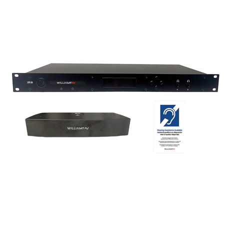Williams Sound IR+ Control Center with Dante and IR+ E4 Emitter