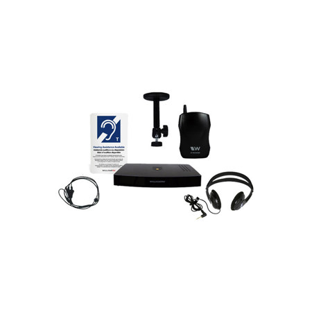 Williams Sound SoundPlus T3 Infrared System with 3x WIR RX22-4 Receivers and 3x HED 021 Mono Headphones