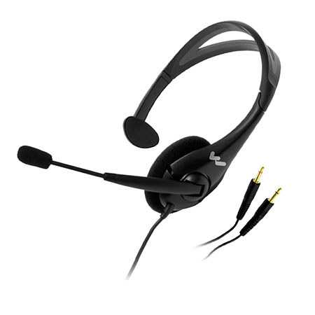 Williams Sound Noise-Canceling 2-Plug Headset Microphone, 150-18kHz Frequency Response, 32 Ohms Nominal Impedance, Sensitivity 105dB