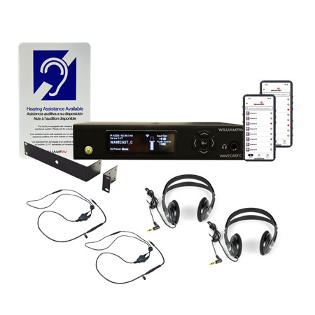 Williams Sound WaveCAST System with 2 WAV Pro Wi-Fi Receivers