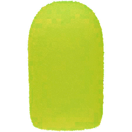 WindTech 1400 Series Windscreen, Inside Diameter .375" / 10mm - Neon Yellow