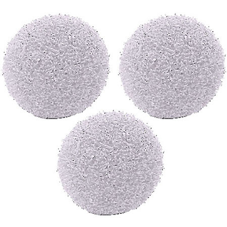WindTech 2300P Series Windscreen, Inside Diameter .187" - 3-Pack - Off White