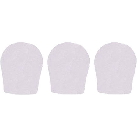 WindTech 300P Series Windscreen, Inside Diameter 1.375", 3-Pack, Off White