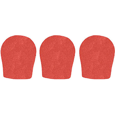 WindTech 300P Series Windscreen, Inside Diameter 1.375", 3-Pack, Tangerine