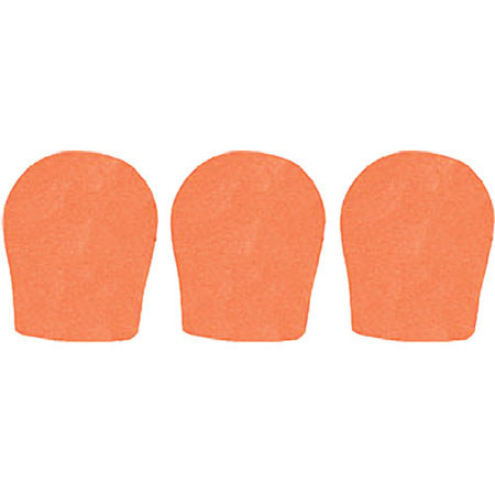 WindTech 300P Series Windscreen, Inside Diameter 1.375" / 35mm - 3-Pack, Orange