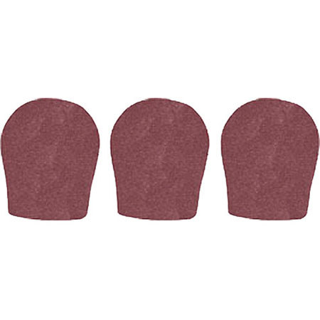 WindTech 300P Series Windscreen, Inside Diameter 1.375" / 35mm - 3-Pack, Brown