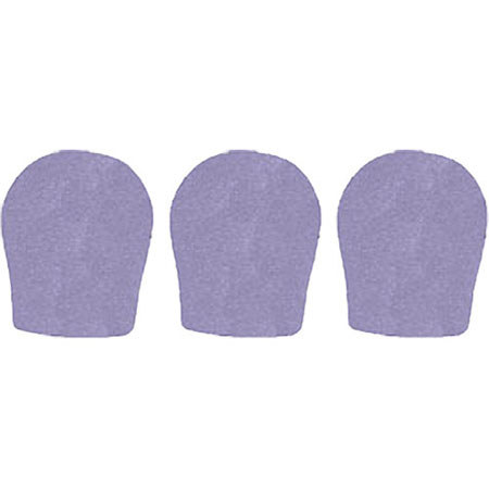 WindTech 300P Series Windscreen, Inside Diameter 1.375", 3-Pack, Light Gray