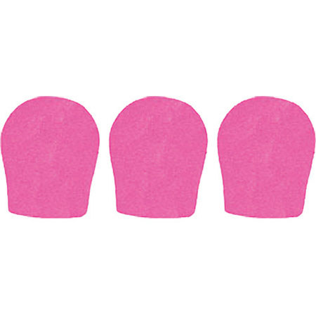WindTech 300P Series Windscreen, Inside Diameter 1.375", 3-Pack, Neon Pink