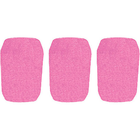 WindTech 5700P Series Windscreen Inside Diameter 1.0" / 25mm - 3-Pack, Pink