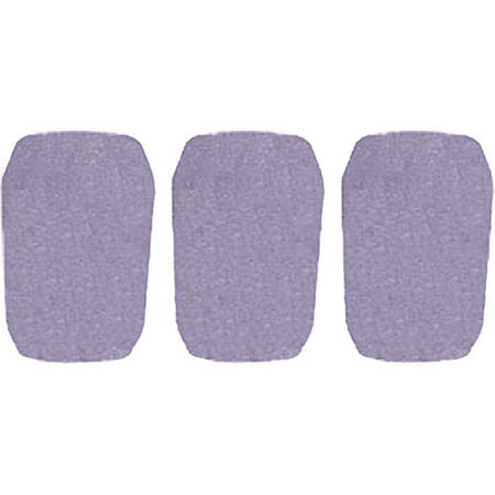 WindTech 5700P Series Windscreen Inside Diameter 1.0" / 25mm 3-Pack, Light Gray