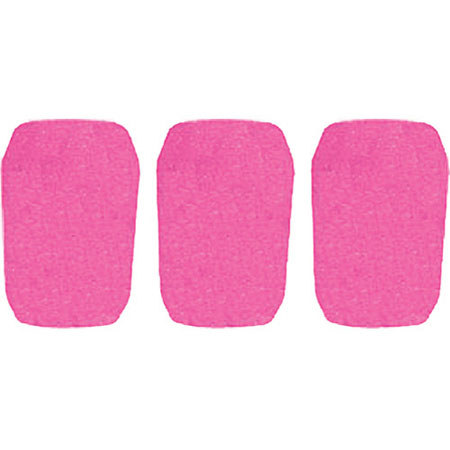 WindTech 5700P Series Windscreen Inside Diameter 1.0" / - 3 Pack, Neon Pink