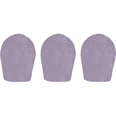 WindTech 600P Series Windscreen, Inside Diameter 1.0" / 25mm 3-Pack, Light Gray