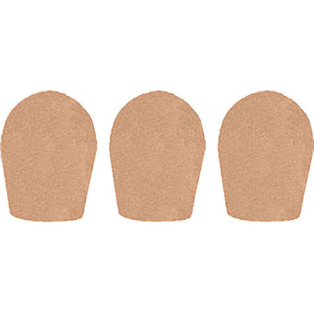 WindTech 600P Series Windscreen, Inside Diameter 1.0" / 25mm - 3-Pack, Tan