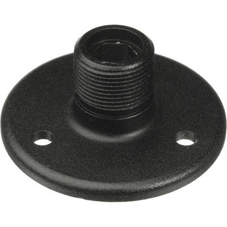 WindTech 8040B Microphone Stand Podium Mounting Flange with Screws, Black