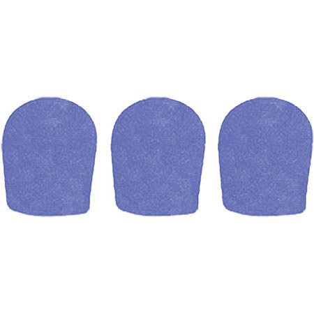 WindTech 900P Series Windscreen, Inside Diameter 1.625", 3-Pack - Royal Blue