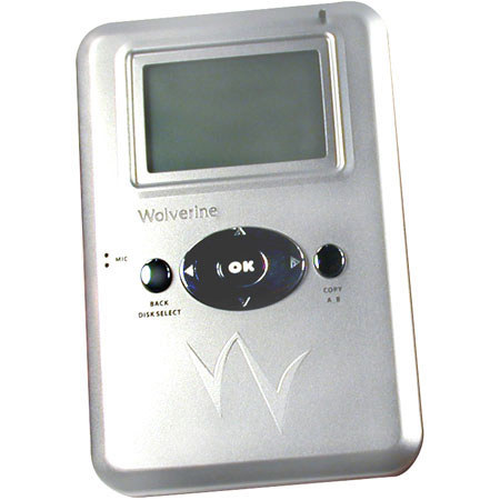 Wolverine 80GB FlashPro, High-Speed Memory Card Reader Portable Storage Drive, with MP3 Player, FM Tuner & Voice Recorder